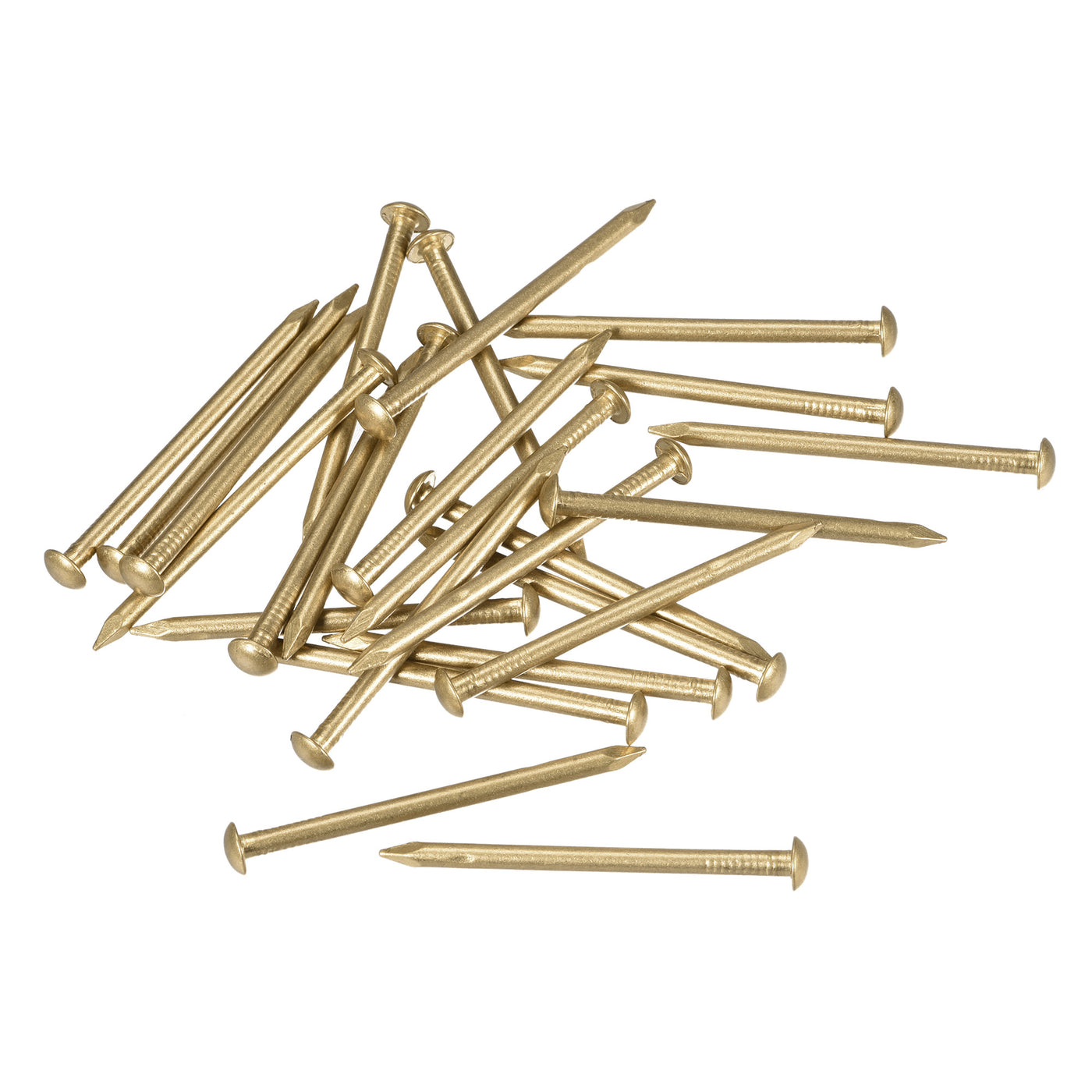 uxcell Uxcell Tiny Brass Nail for DIY Pictures Wooden Boxes Household Accessories