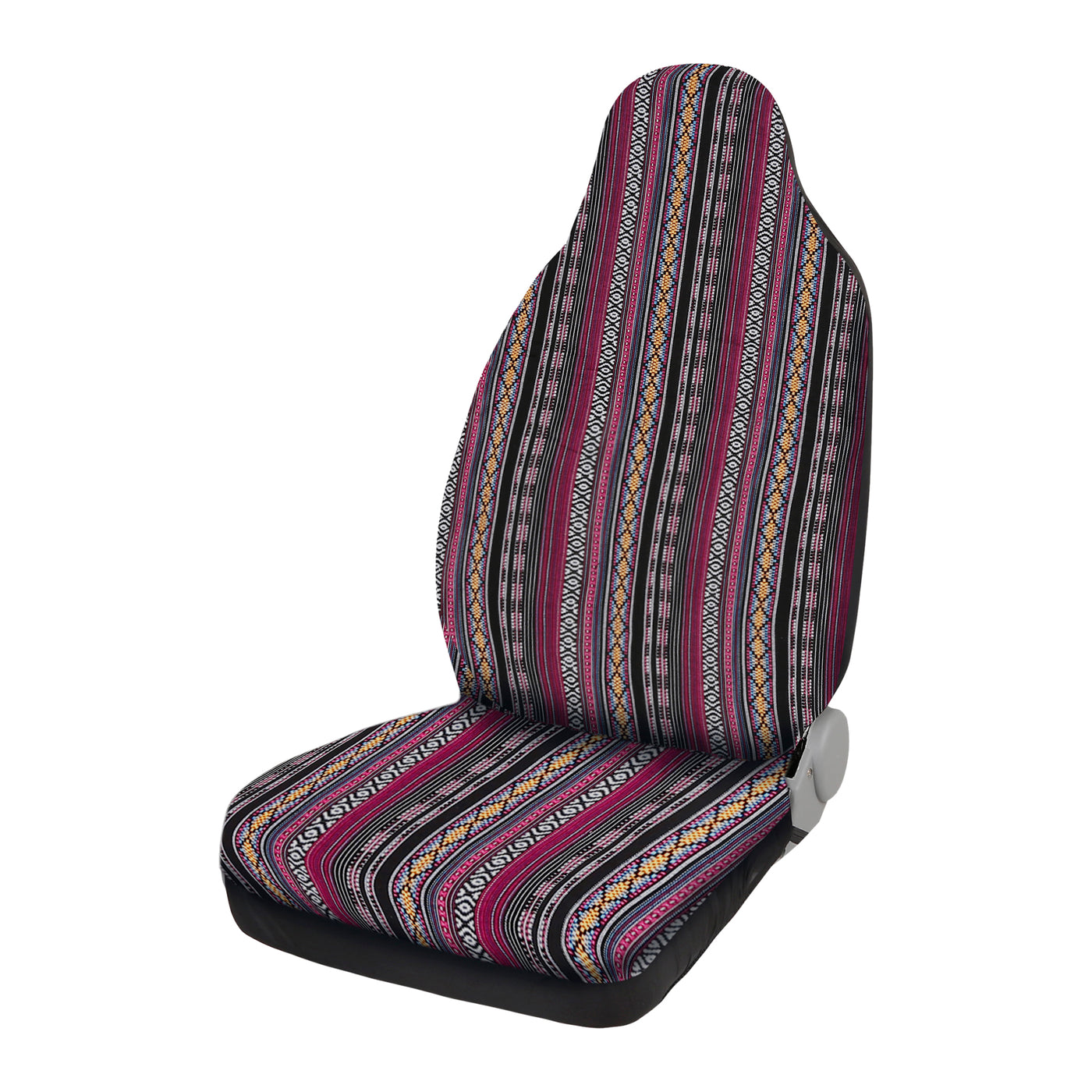 X AUTOHAUX Universal Purple Front Seat Covers Saddle Blanket Baja Seat Cover Fit for Car SUV Truck