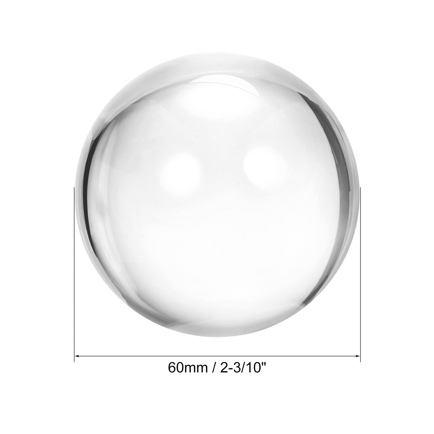 uxcell Uxcell Acrylic Contact Juggling Ball with Ball Bags