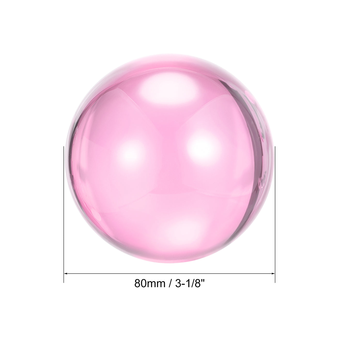 uxcell Uxcell Acrylic Contact Juggling Ball with Ball Bag