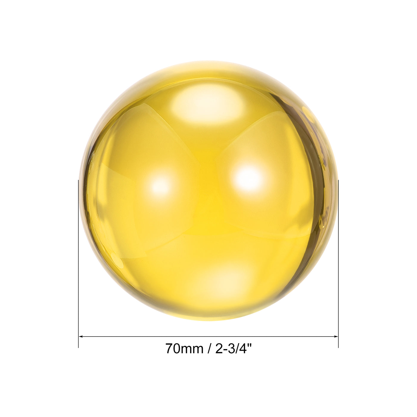 uxcell Uxcell Acrylic Contact Juggling Ball with Ball Bag