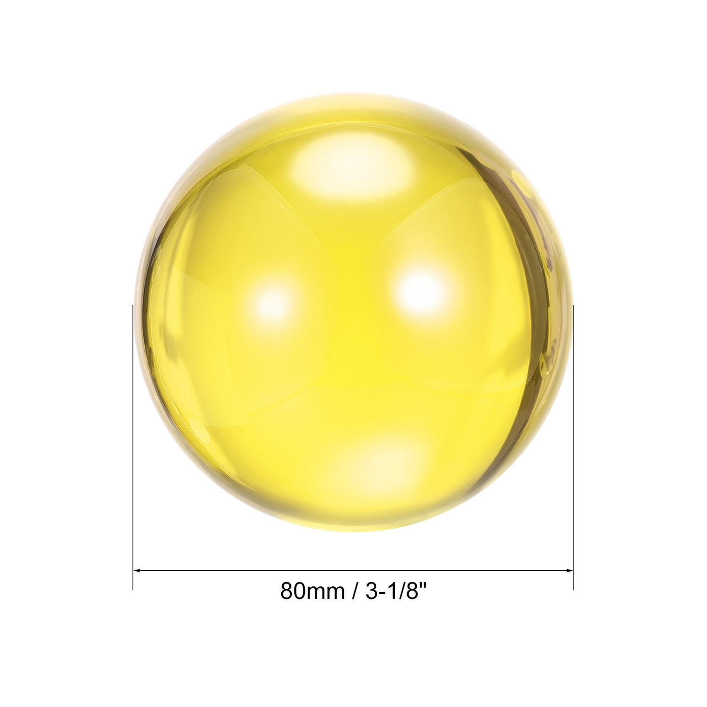 uxcell Uxcell Acrylic Contact Juggling Ball with Ball Bag