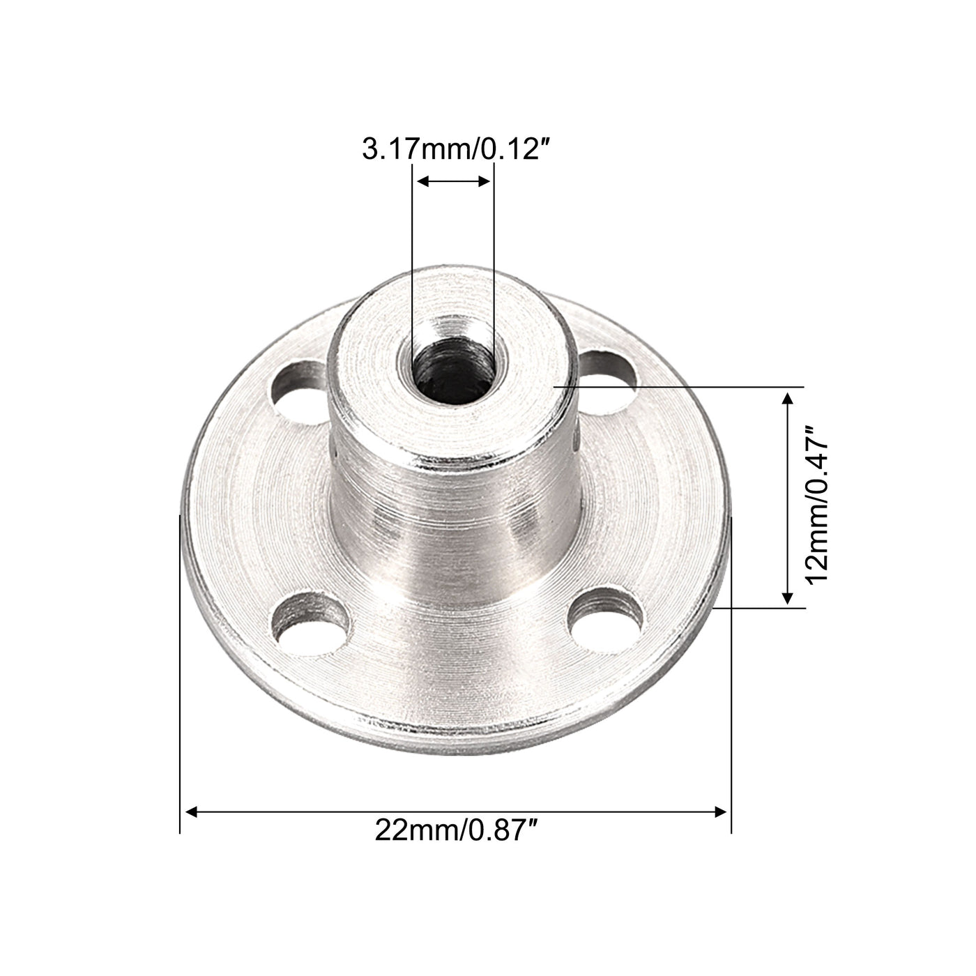 uxcell Uxcell Rigid Flange Coupling Motor Guide Shaft Coupler DIY