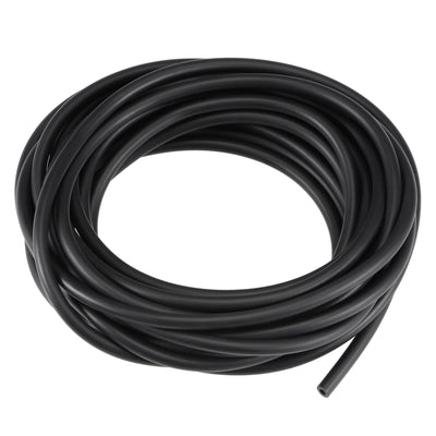 Harfington Uxcell Fuel Line Hose 2mm ID 4mm OD 16ft Oil Line & Fuel Pipe Rubber Water Hose Black