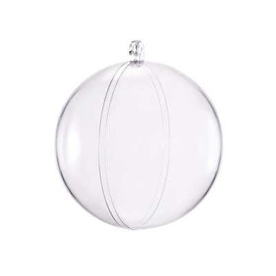 Harfington Uxcell 2 3/4-inch(70mm) Clear Plastic Ornaments Ball