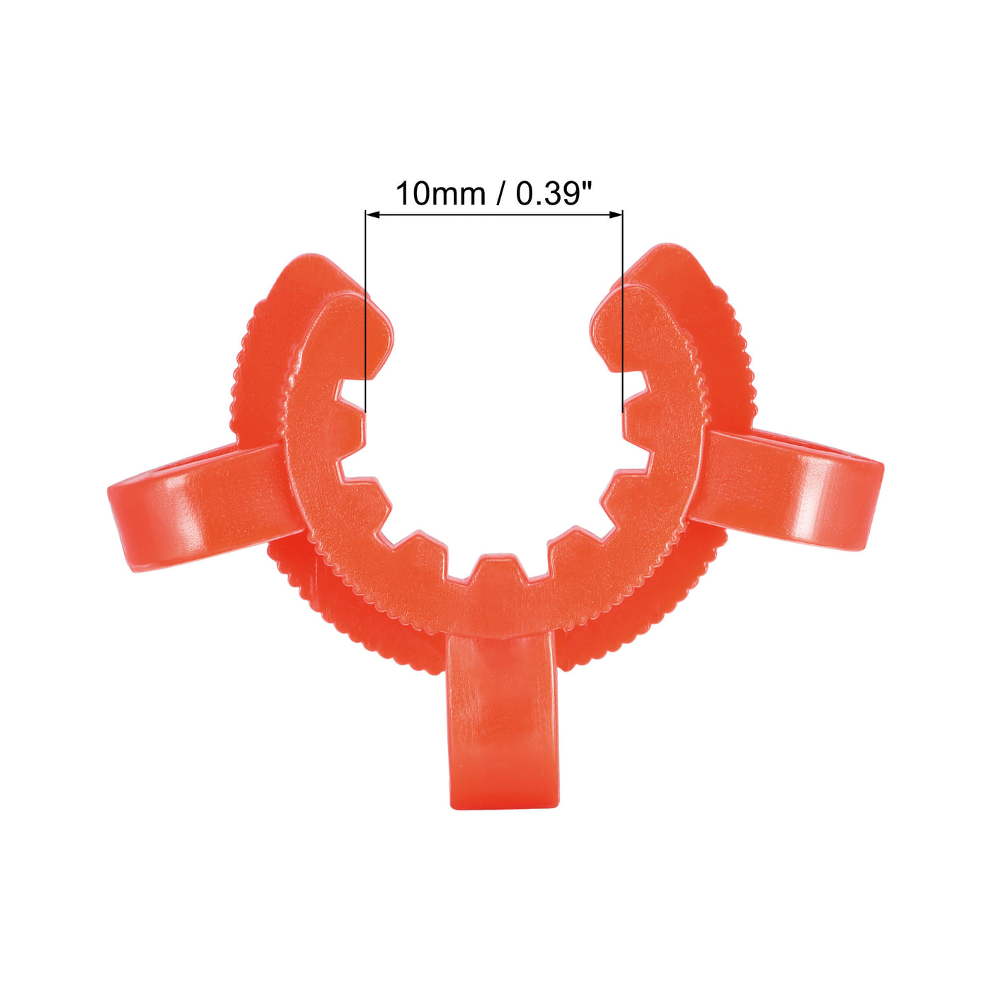 uxcell Uxcell Lab Joint Clip Plastic Clamp Mounting Clips for 14/20 or 14/35 Glass Taper Joints Laboratory Connector Red 12Pcs