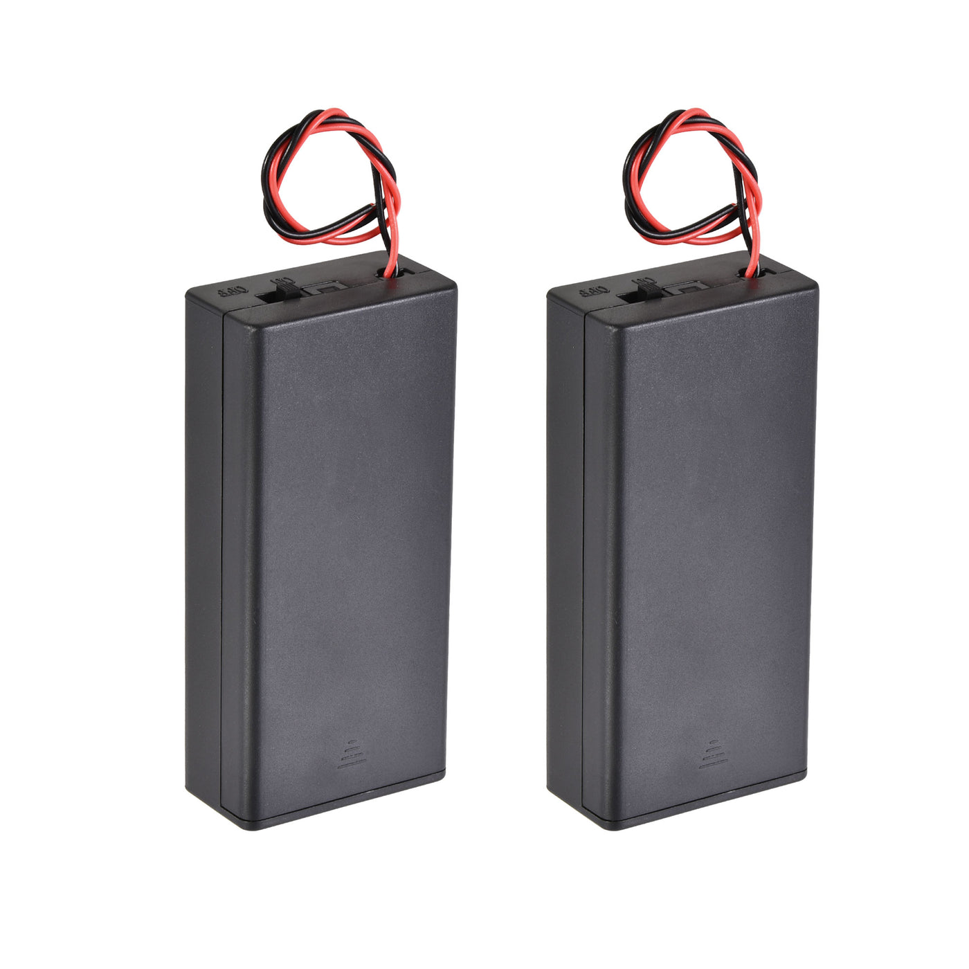 Harfington 2 Slots 3.7V 2-Wire Lead Battery Case Storage Box