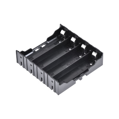 Harfington 4 Slots 3.7V 2 Wire Battery Holder Case Storage Box