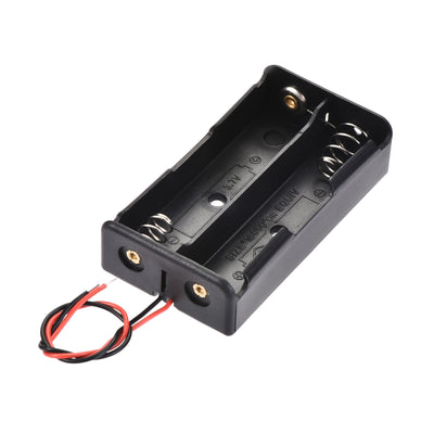 Harfington 2 Slots 3.7V 2 Wire Lead Battery Case Storage Box