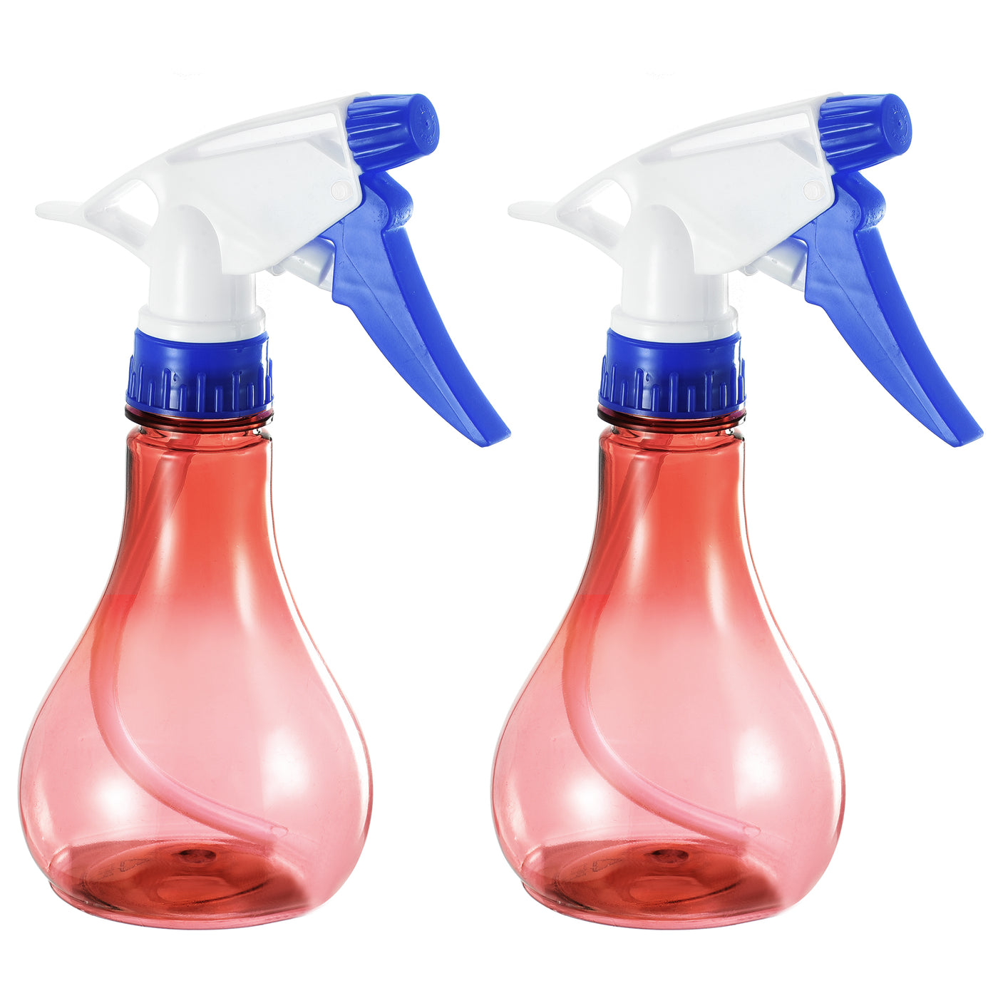 uxcell Uxcell Plastic Spray Bottle, 8.5oz/250ml Empty Refillable Bottle Adjustable Nozzle Red for Cleaning Solution and Plant Watering 2pcs