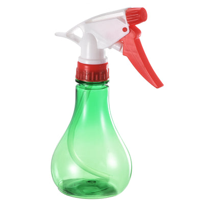 Harfington Uxcell Plastic Spray Bottle, 8.5oz/250ml Empty Refillable Bottle Adjustable Nozzle Green for Cleaning Solution and Plant Watering