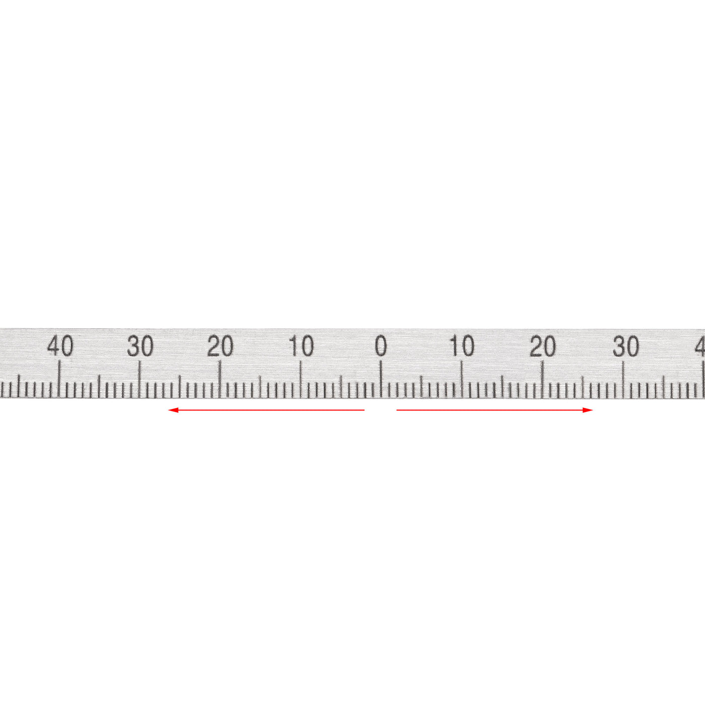 Uxcell Uxcell Center Finding Ruler 270mm-0-270mm Table Sticky Adhesive Tape Measure, Aluminum Track Ruler with Holes, (from the middle).