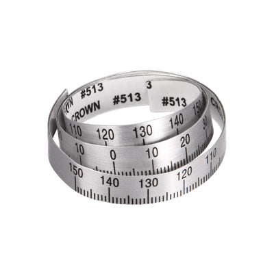 Harfington Uxcell Center Finding Ruler 270mm-0-270mm Table Sticky Adhesive Tape Measure, Aluminum Track Ruler with Holes, (from the middle).