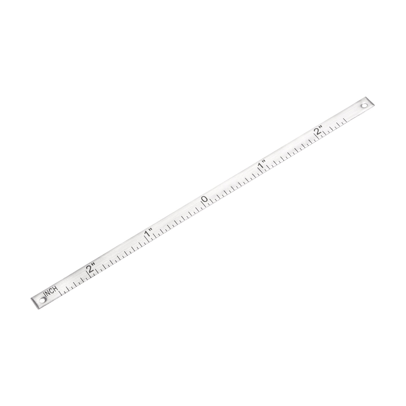 uxcell Uxcell Center Finding Ruler 2-inch Table Sticky Adhesive Tape Measure, Aluminum Track Ruler with Holes, (from the middle).