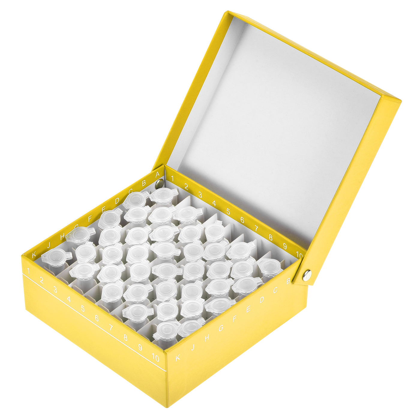 uxcell Uxcell Freezer Tube Box 100 Places Rack for 1.5/1.8/2ml Microcentrifuge Tubes 6in1 Set