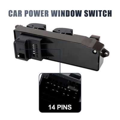 Harfington Master Driver Side Power Window Switch 84820-01021 Replacement for Toyota Corolla 2002-2008 for Toyota Matrix 2003-2008 for Pontiac Vibe 2003-2005