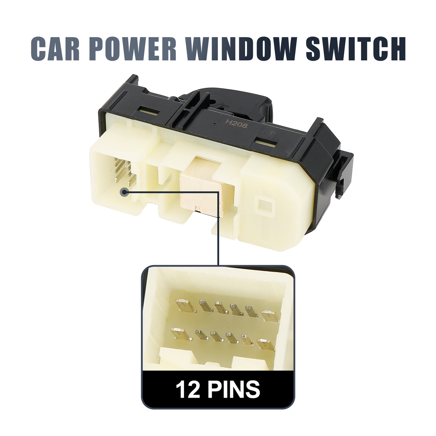 X AUTOHAUX Passenger Side Power Window Switch 84030-60022 Replacement for Toyota Land Cruiser 1998-2007 for Lexus LX470 1998-2007