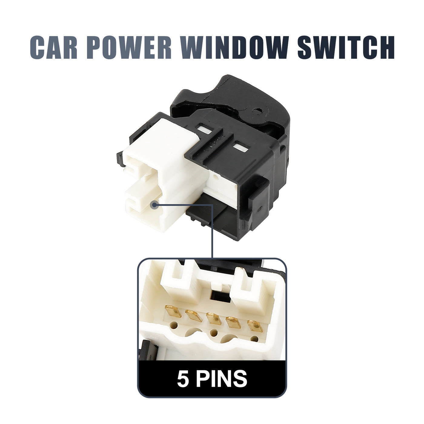 X AUTOHAUX Passenger Side Power Window Switch 84810-12080 Replacement for Toyota Echo Tacoma Sienna RAV4 Solara Corolla Prius 4Runner Avalon for Scion TC XB XA