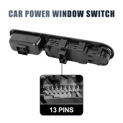 Harfington Master Driver Side Power Window Switch 6554.QA Replacement for Peugeot 207 2006-2008