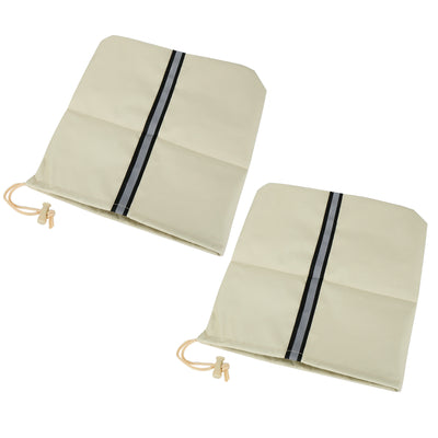 Harfington 1 Paar Kleine Rückseite Spiegelabdeckung Tasche Reflektierend Beige für Auto