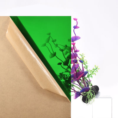 Harfington Uxcell Dark Green Clear Cast Acrylic Sheet,12" x 12",3mm Thick,Plastic Acrylic Board