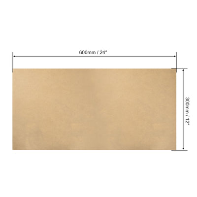 Harfington Uxcell Orange Cast Acrylic Sheet,12" x 24",3mm Thick,Plastic PMMA Acrylic Board