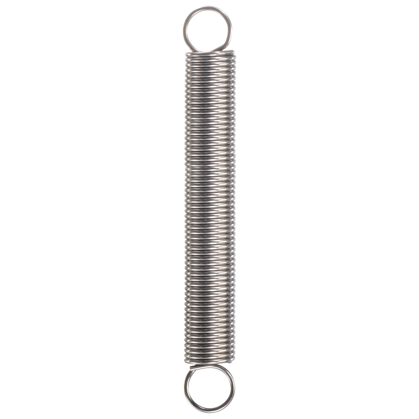 Uxcell Uxcell 1mmx10mmx50mm Extended Compression Spring,3.4Lbs Load Capacity,Silver,5pcs