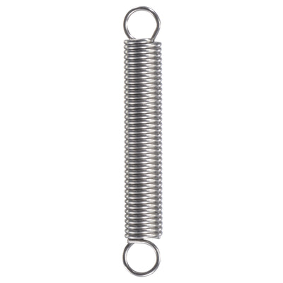 Harfington Uxcell 1.5mmx12mmx60mm Extended Compression Spring,8.6Lbs Load Capacity,Silver,2pcs