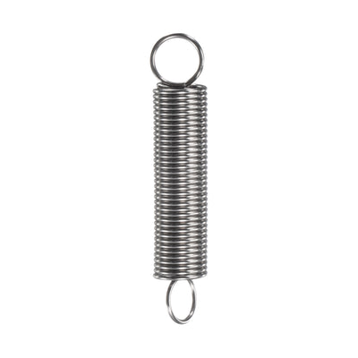 Harfington Uxcell 0.8mmx8mmx70mm Extended Compression Spring,2.9Lbs Load Capacity,Silver,5pcs