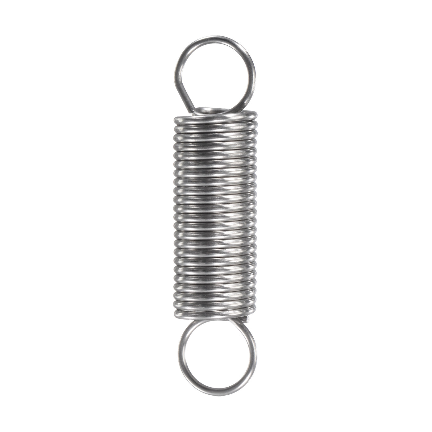 Uxcell Uxcell 1.5mmx15mmx80mm Extended Compression Spring,8.6Lbs Load Capacity,Silver,2pcs