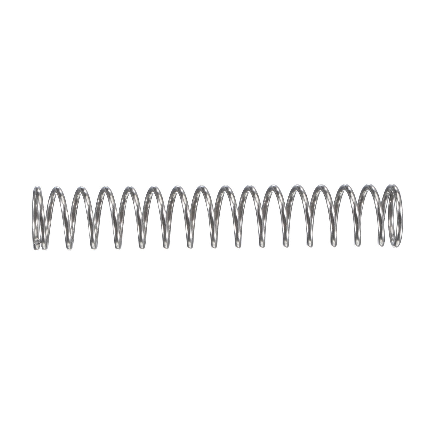 uxcell Uxcell 8mmx0.8mmx50mm 304 Stainless Steel Compression Spring 11.8N Load Capacity 30pcs