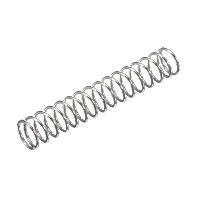 uxcell Uxcell 8mmx0.8mmx50mm 304 Stainless Steel Compression Spring 11.8N Load Capacity 30pcs