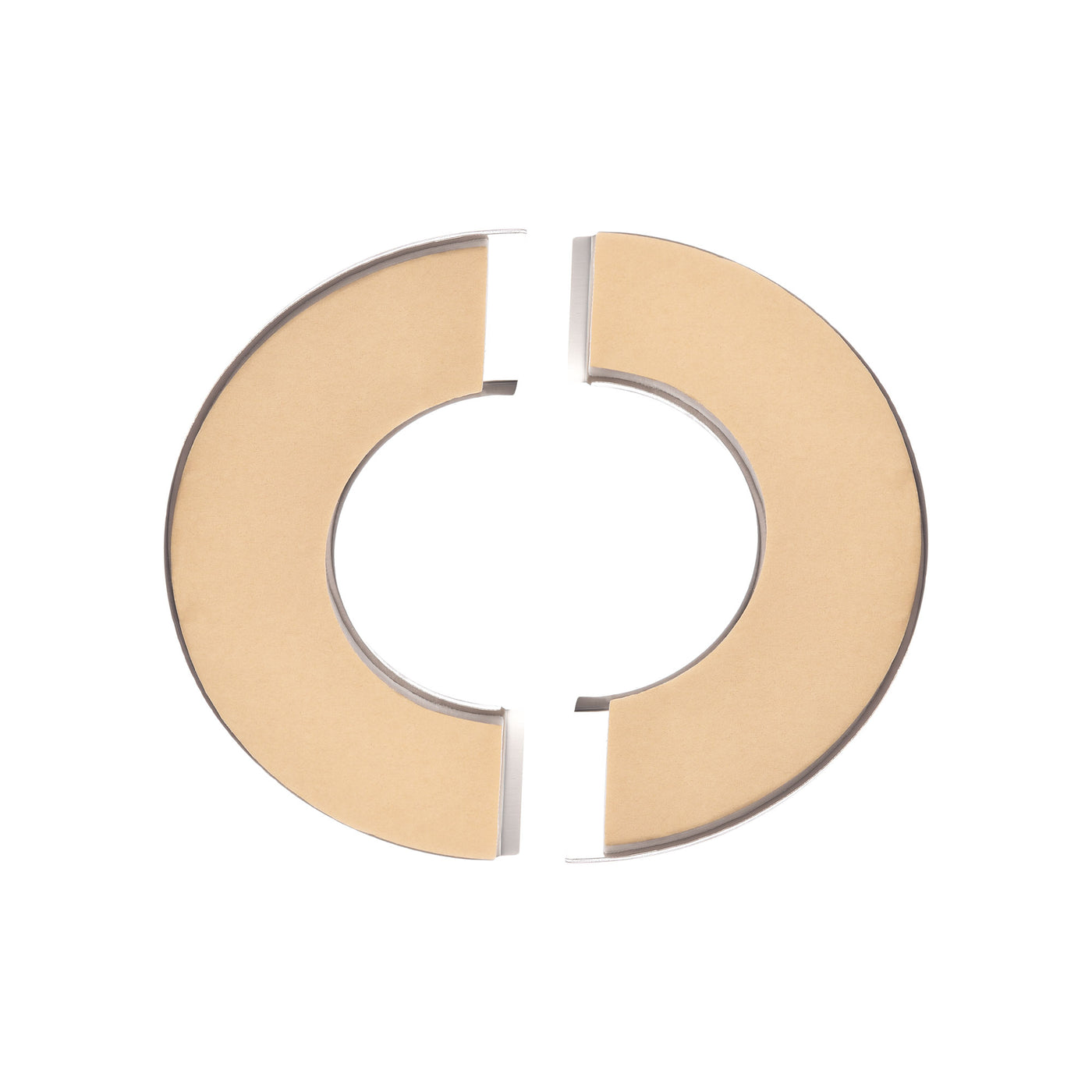 uxcell Uxcell Wall Split Flange, Stainless Steel Round Escutcheon Plate 4Pcs