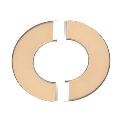 Harfington Uxcell Wall Split Flange, Stainless Steel Round Escutcheon Plate 2Pcs