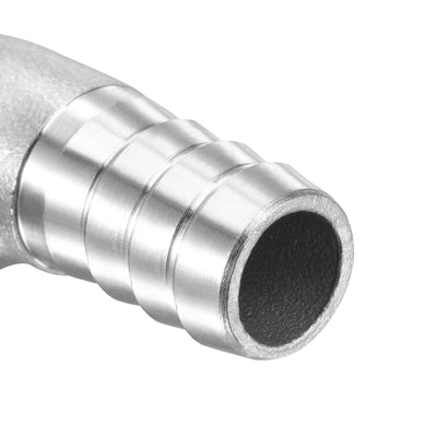 Harfington Uxcell Stainless Steel Hose Barb Fitting Elbow 20mm x 1/2" NPT Female Pipe Connector