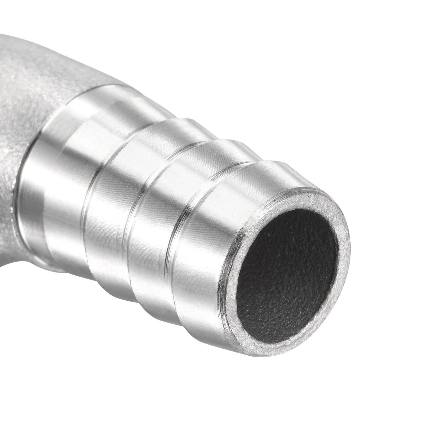 uxcell Uxcell 304 Stainless Steel Hose Barb Fittings Elbow Barbed NPT Female Pipe Connector Adapter for Water Fuel Air Home