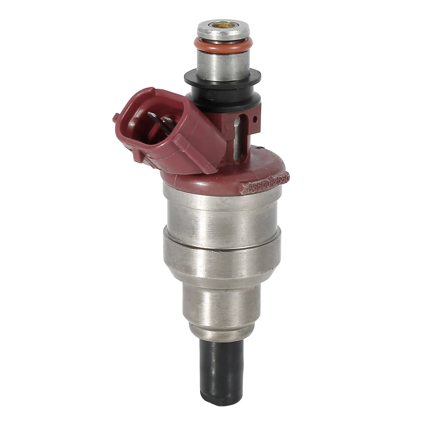 X AUTOHAUX 195500-2550 Automobile Fuel Injector Replacement for Daihatsu Silver Tone Red