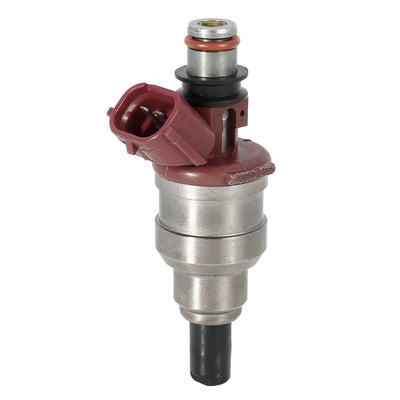 Harfington 195500-2550 Automobile Fuel Injector Replacement for Daihatsu Silver Tone Red