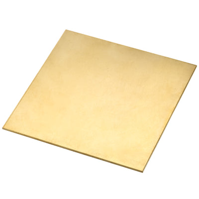 Harfington Uxcell Brass Sheet, Metal Sheets Plates 2pcs