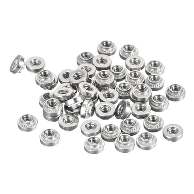 Harfington Uxcell Self -Clinching Nuts,#4-40x2.74mm Stainless Steel Rivet Nut Fastener 100pcs