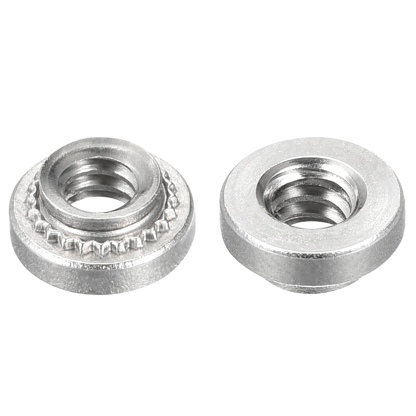 uxcell Uxcell Self -Clinching Nuts,#6-32x2.54mm Stainless Steel Rivet Nut Fastener 100pcs