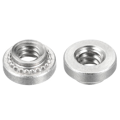 Harfington Uxcell Self -Clinching Nuts,#6-32x2.54mm Stainless Steel Rivet Nut Fastener 100pcs