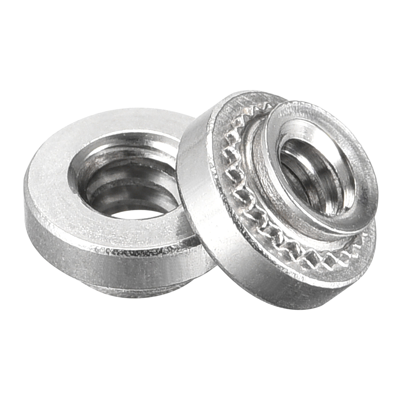 uxcell Uxcell Self -Clinching Nuts,#6-32x2.54mm Stainless Steel Rivet Nut Fastener 100pcs