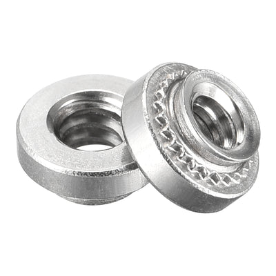 Harfington Uxcell Self -Clinching Nuts,#6-32x2.54mm Stainless Steel Rivet Nut Fastener 100pcs