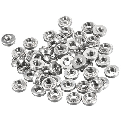 Harfington Uxcell Self -Clinching Nuts,#6-32x2.54mm Stainless Steel Rivet Nut Fastener 100pcs