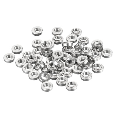 Harfington Uxcell Self -Clinching Nuts,#8-32x3.25mm Stainless Steel Rivet Nut Fastener 50pcs