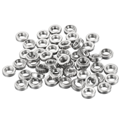 Harfington Uxcell Self -Clinching Nuts,#10-32x3.05mm Stainless Steel Rivet Nut Fastener 50pcs