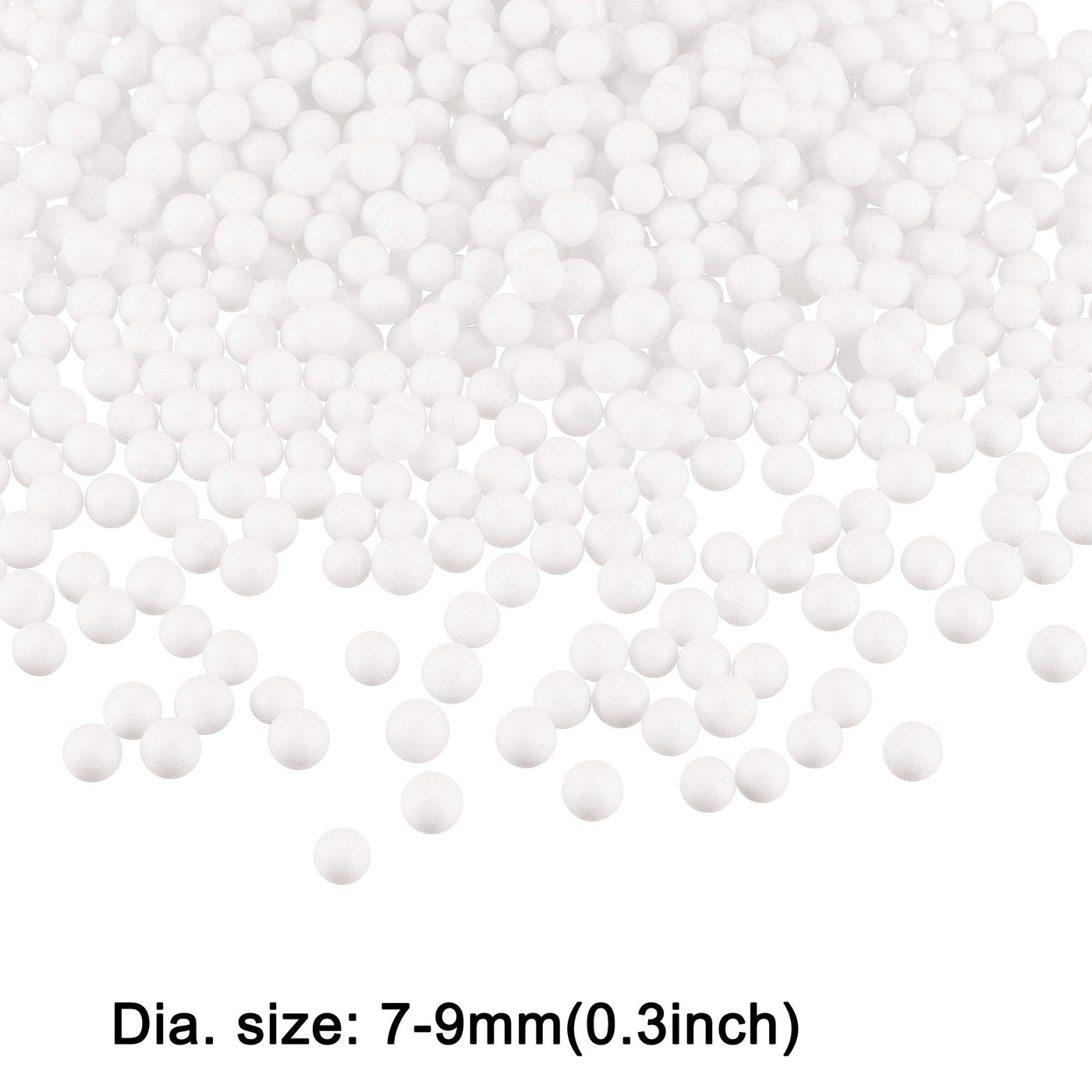 uxcell Uxcell Polystyrene Foam Ball Beads Round for the Arts, DIY Crafts, Party Decorations, Fillings of Vase Pillow