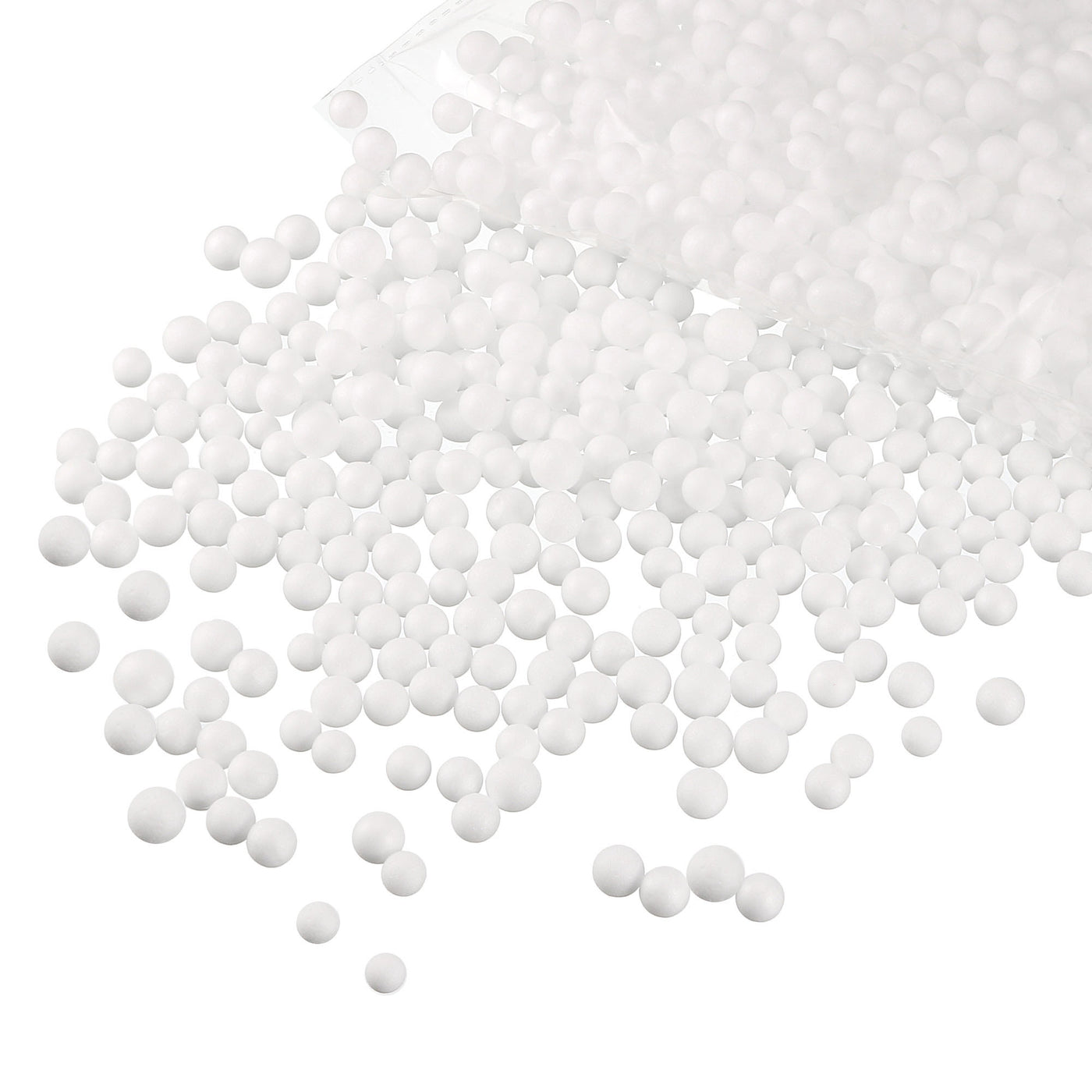 uxcell Uxcell Polystyrene Foam Ball Beads Round for the Arts, DIY Crafts, Party Decorations, Fillings of Vase Pillow