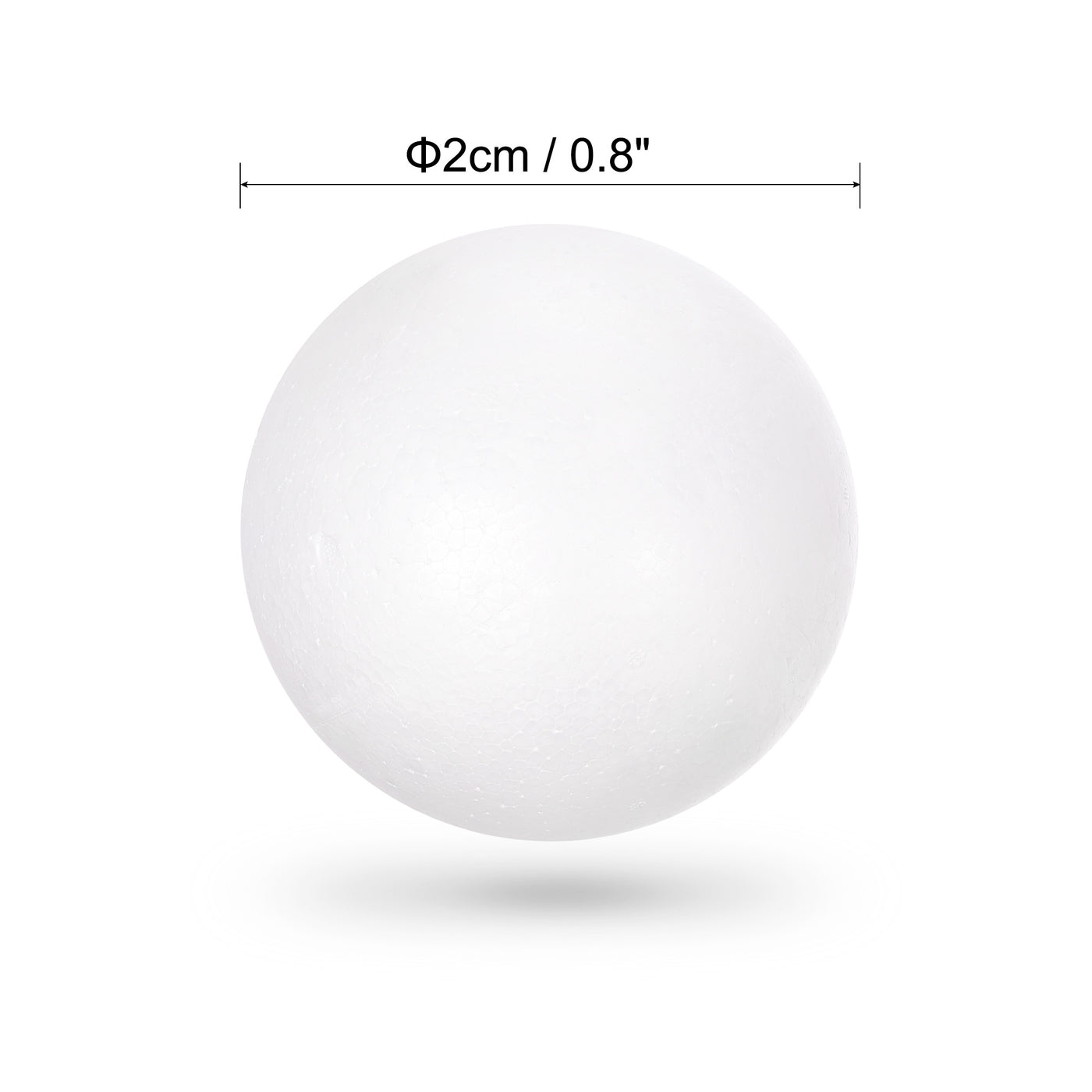 Uxcell Uxcell 100Pcs 1" White Polystyrene Foam Solid Balls for Crafts and Party Decorations